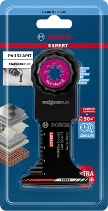 Bosch EXPERT MultiMax PAII 52 APIT Multitool-Klinge 52 mm.
