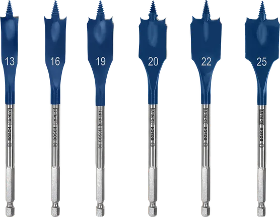 Bosch EXPERT Self Cut Speed Spatenbohrersatz 13–25 mm.