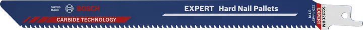 Bosch EXPERT Hartnagelpaletten-Säbelsägeblatt 225 mm.
