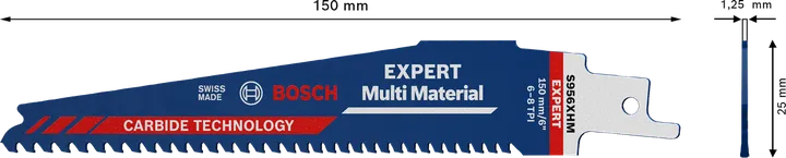 Säbelsägeblatt Bosch EXPERT Multi Material 956 XHM.