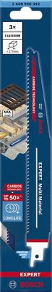 Bosch Expert Multi Material Säbelsägeblatt 3-tlg.