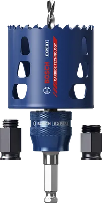 Bosch EXPERT Multi Material Lochsäge 51 mm mit Hartmetalltechnologie.