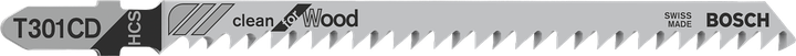 Stichsägeblatt T301CD von Bosch für saubere Holzschnitte.