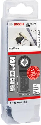 Bosch 10-teiliges Multitool-Klingenset 32 mm.