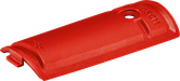 Bosch Werkzeughülle rot für 5er-Pack Schutzeinsatz.