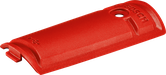 Bosch Werkzeughülle rot für 5er-Pack Schutzeinsatz.