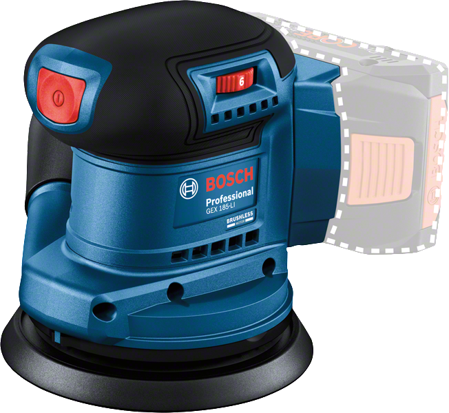 Akku-Exzenterschleifer GEX 18V-LI von Bosch .