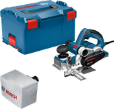 Bosch GHO 40-82 C Hobel mit Staubbeutel und Tragetasche.