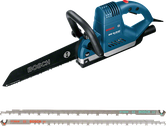 Bosch GFZ 16-35 AC Allzwecksäge mit langem Sägeblatt.