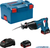 Bosch GSA 18 V-LI Säbelsägen-Set mit Koffer und Akku.