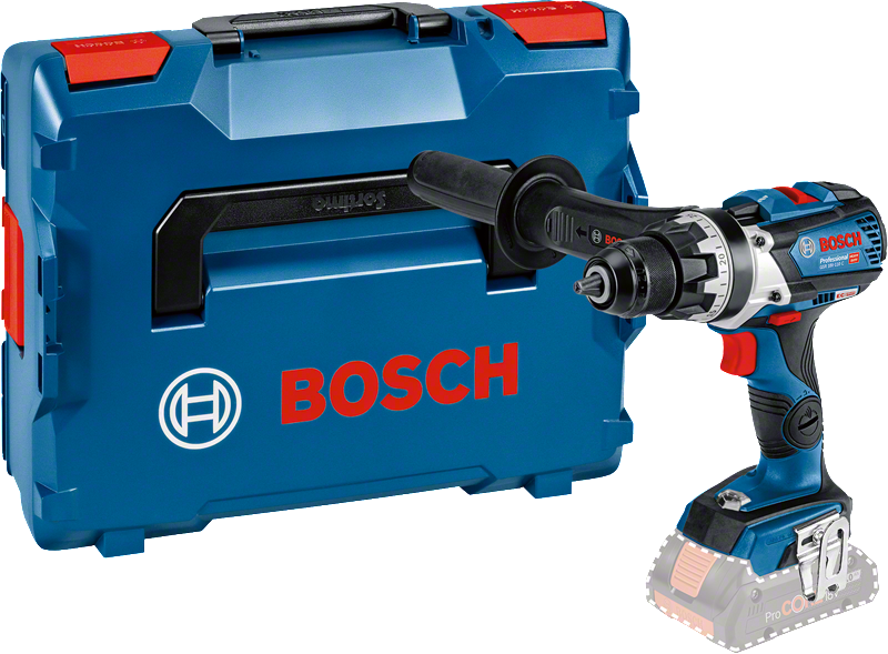 Bosch GSR 18V-110 C Akku-Bohrschrauber mit Tragekoffer.