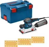 Bosch GSS 280 AVE Exzenterschleifer mit Staubbox und Koffer.