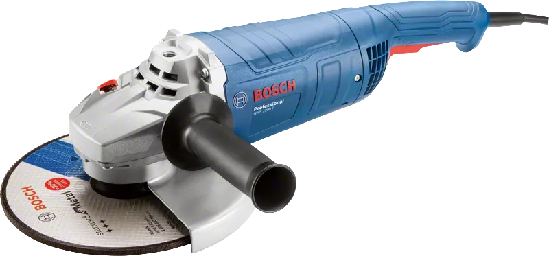 Bosch GWS 2200 P Winkelschleifer mit 230 mm Scheibe.