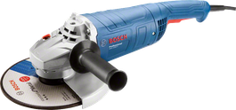 Bosch GWS 2200 P Winkelschleifer mit 230 mm Scheibe.