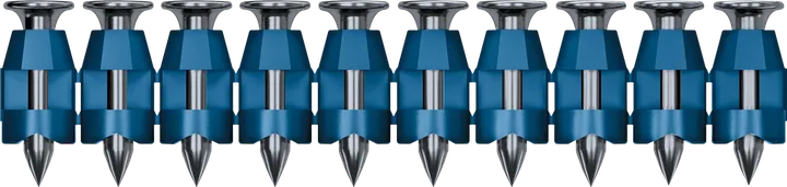 Bosch NB-16 Nägel, Packung mit magazinierten Stahlnägeln.