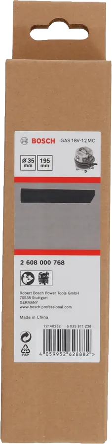 Bosch Fugendüse 40x40x194mm für Staubsauger mit 35mm Durchmesser.