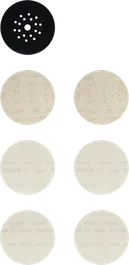 Bosch EXPERT M480 Schleifnetz-Set 225 mm, 7-tlg.