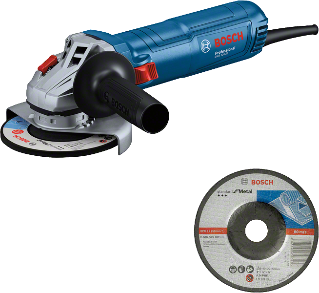 Bosch GWS 12-125 Winkelschleifer mit Seitengriff.