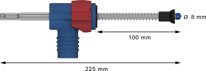 Bosch EXPERT SDS Clean plus-8X Hammerbohrersatz, 8mm.
