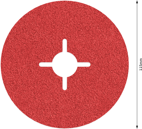Bosch PRO R780 Fiberscheibe 115 mm Körnung 60.