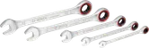 5-teiliger Ratschenschlüsselsatz von Bosch für vielseitige Befestigungsmöglichkeiten.