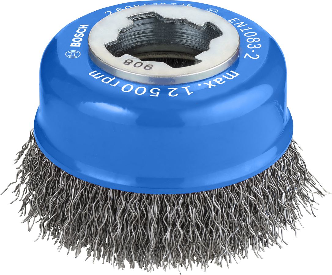 Bosch PRO Metal Clean X-Lock Topfbürste, 75 mm Draht.