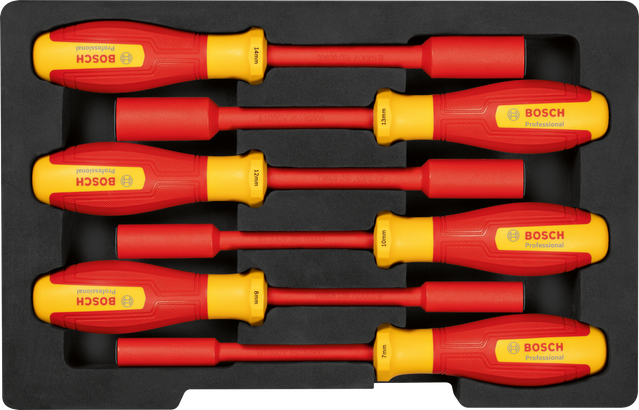 VDE Steckschlüssel-Set 6-tlg., Professional