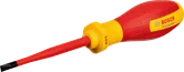 Isolierter VDE-Schraubendreher SL5.5 von Bosch für Elektroarbeiten.