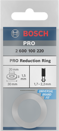 Bosch PRO Reduzierring 30 x 1,5 x 20 mm.