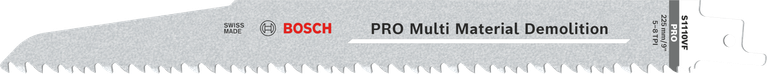 Bosch PRO Multi Material Demolition S1110VF-Sägeblatt, Vario-Verzahnung.