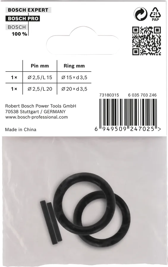 Retaining Ring and Pin Set for PRO Impact Socket