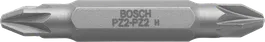 Doppelseitiger PZ2-Schraubendreherbit von Bosch für Bohrmaschinen.