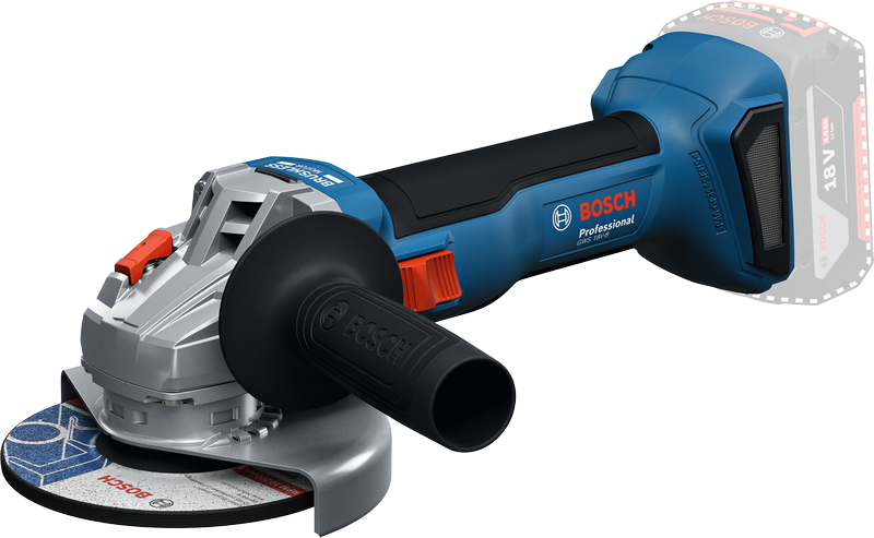 Bosch GWS 18V-8 Akku-Winkelschleifer.