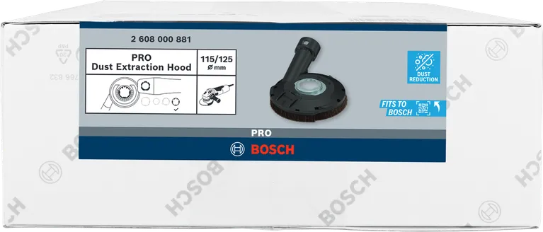 Bosch PRO Staubabsaughaube 115/125 mm.