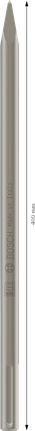 Bosch PRO SDS max-4C Spitzmeißel 400 mm für Abbrucharbeiten.