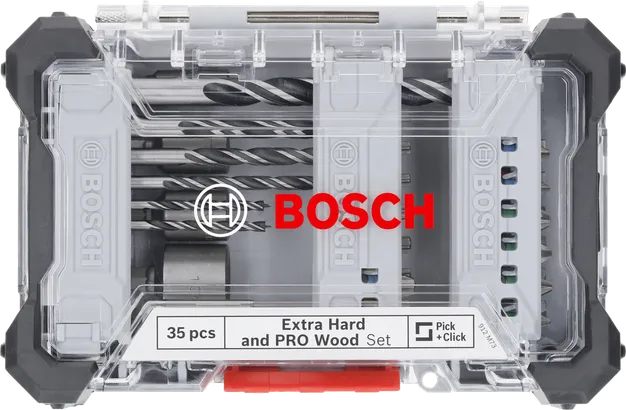 Bosch Extra Hard und PRO Holzbohrer-Set, 35-tlg.