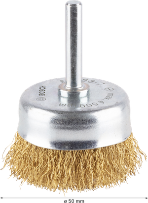 Bosch PRO Multi Material Clean Topfbürste, 50 mm Messingdraht.