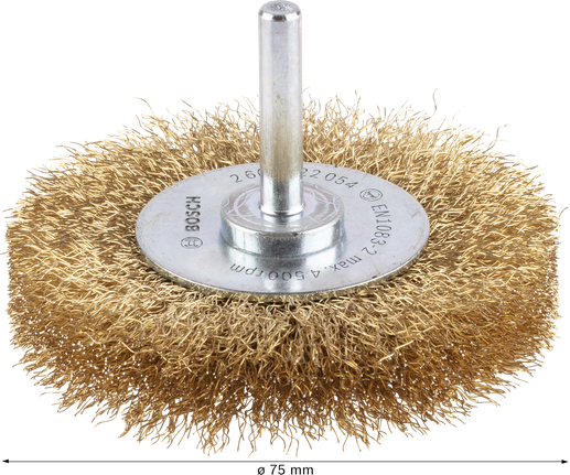 Bosch PRO Multi Material Clean Drahtbürste, 75 mm gerader Schaft.