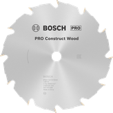 Bosch PRO Construct Wood Kreissägeblatt, 184 mm.