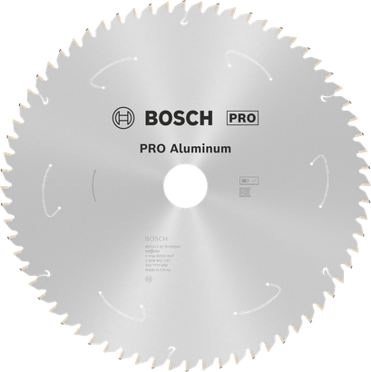 Bosch PRO Aluminium Kreissägeblatt, 254 mm 68 Zähne.
