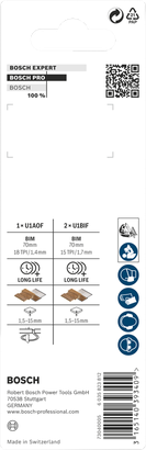 Bosch PRO Laminat-Set U-Schaft 3-tlg.