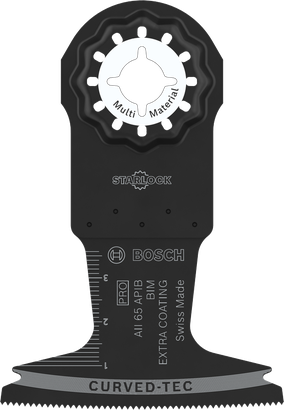 Bosch PRO AII 65 APIB Multitool-Klinge, 65 mm Breite.