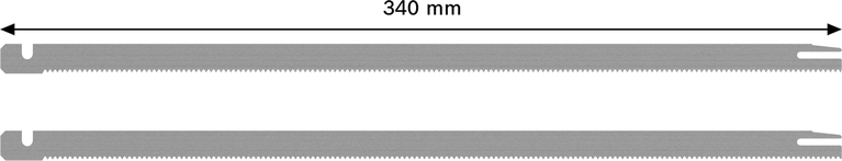 Bosch PRO Schaumstoffsägeblatt 300 mm Set, 2-teilig.