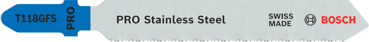 Bosch PRO Stainless Steel T118GFS Stichsägeblatt, 83 mm.