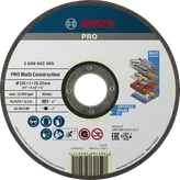 Bosch PRO Multi Material Trennscheibe 125 mm für universelle Anwendungen.
