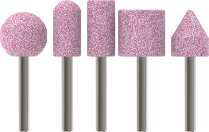 Bosch PRO Stahl-Schleifstift-Set 5-tlg., Körnung G60.