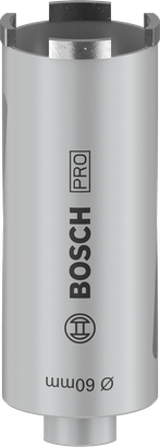 Bosch PRO Kernbohrer trocken 60 x 150 mm G 1/2 Zoll.