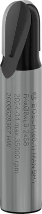 Bosch PRO Fräserkernkasten R 4 Schaft 8 mm.