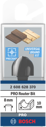 Bosch PRO Fräserkernbox 10 mm 8 mm Schaft.