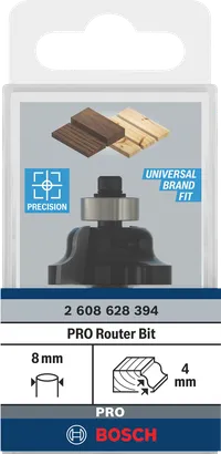 Bosch PRO Fräser Roman Ogee 8 mm Schaft.